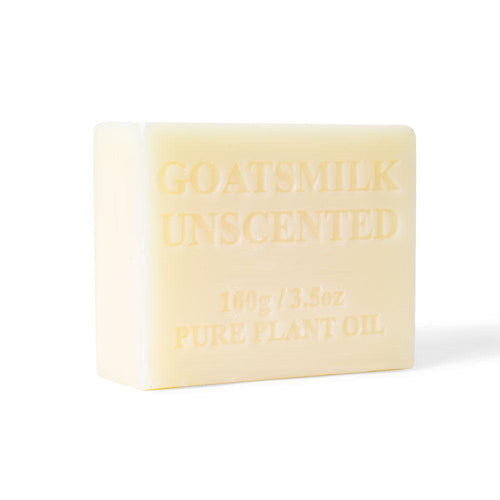10x 100g Goats Milk Soap Bars - Unscented For Sensitive Pure Australian Skin Care-0