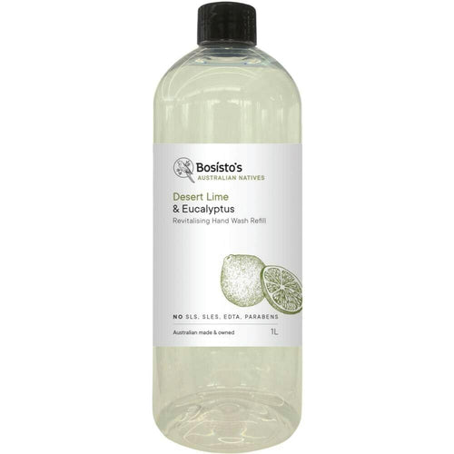 1l Revitalising Soap Free Hand Wash, Lime & Eucalyptus, Liquid Gel, Refill Bottle-0