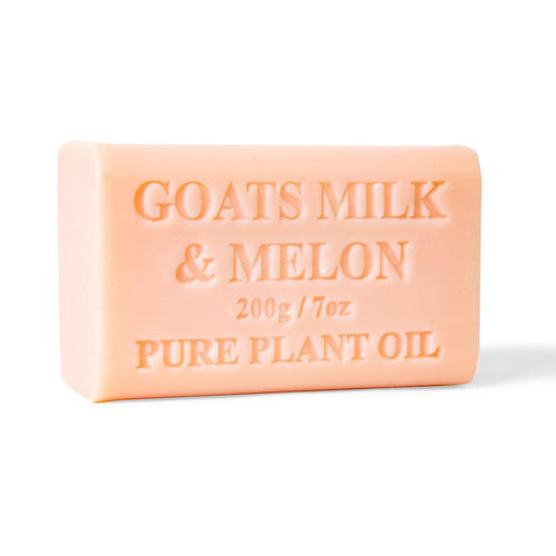 2x 200g Goats Milk & Melon Soap - Pure Natural & Australian - Aurascent